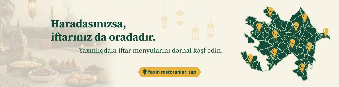 restoranların yerləşdiyi ərazilər
